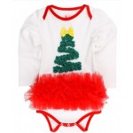 Christmas Tree Tutu Bodysuit RuffleButts 